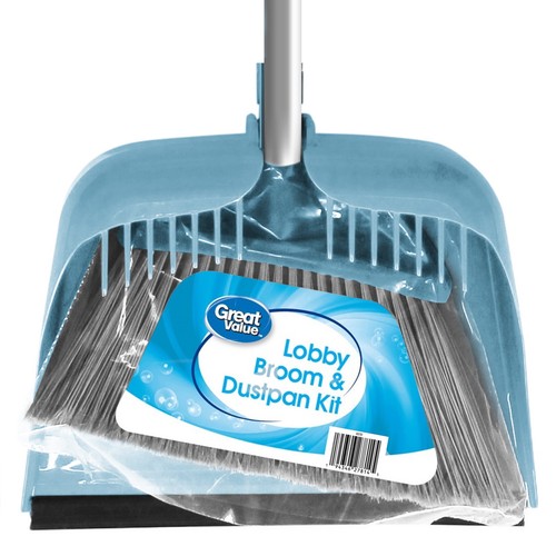 Lobby broom and - , set
