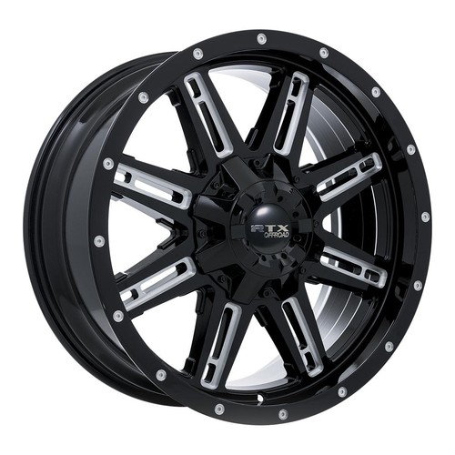17x8 black alloy wheel - 17x8,