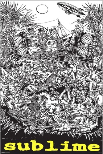 Sublime cartoon 24x36 poster - cartoon,