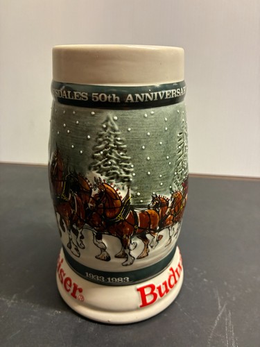 Budweiser stein holiday - stein,