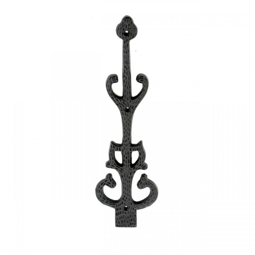 Black wrought iron dummy - iron, strap