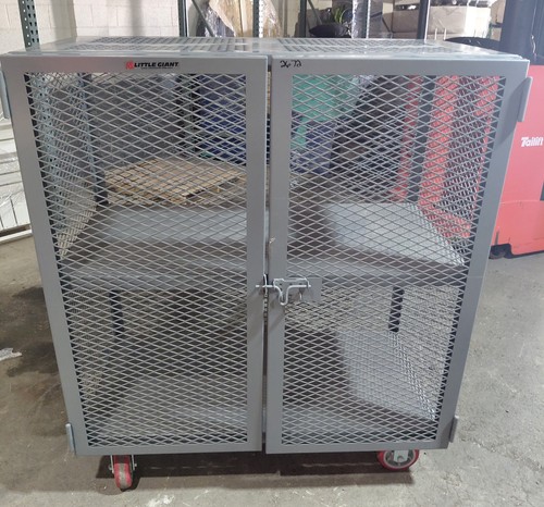 Mobile security cage cart - security,