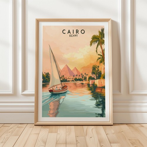 Cairo egypt travel wall art - travel,