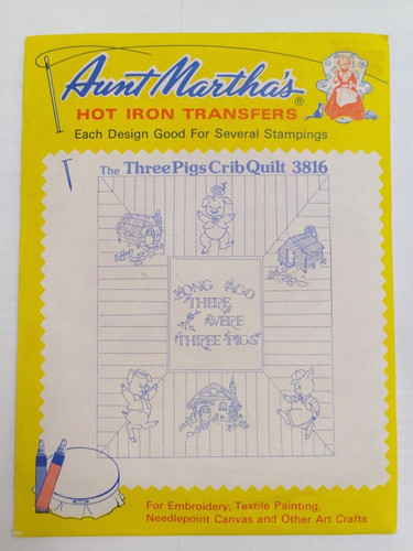 Little pigs crib - crib, quilt