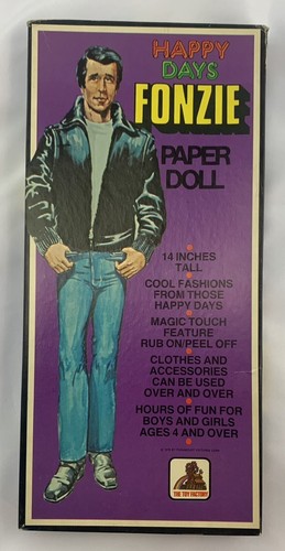 1976 fonzie paper - doll, new