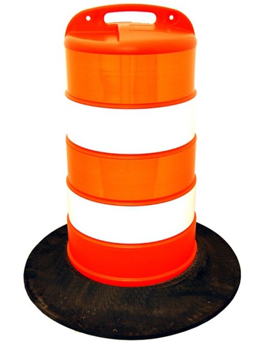 Traffic barrel with - traffic,