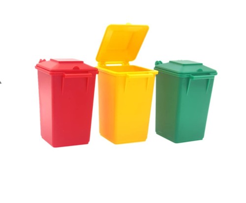 Interactive piece garbage - 3-piece,