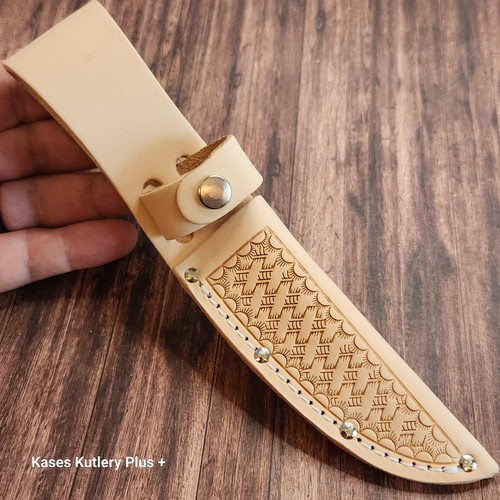 Natural leather basketweave - leather,