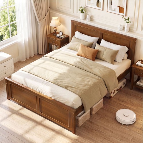Full size bed frame farmhouse - full,