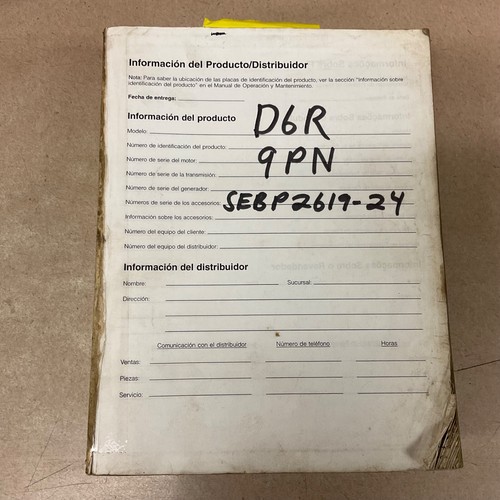 Cat caterpillar d6r parts - caterpillar,