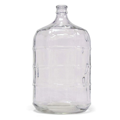 Glass water jug 5 gallon - glass,