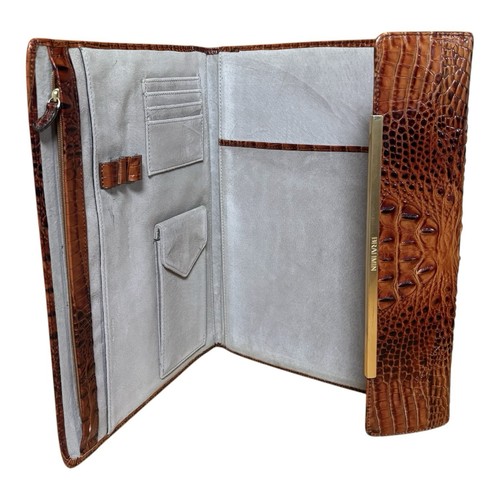 Vintage brahmin croc - vintage, embossed