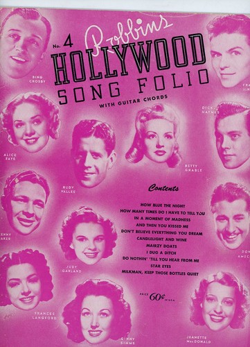 Rare vintage hollywood song - vintage,