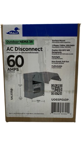 Midwest u065p010p non fuse - midwest, ac