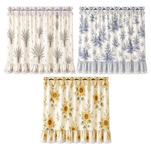 Farmhouse oven curtain with - farmhouse,