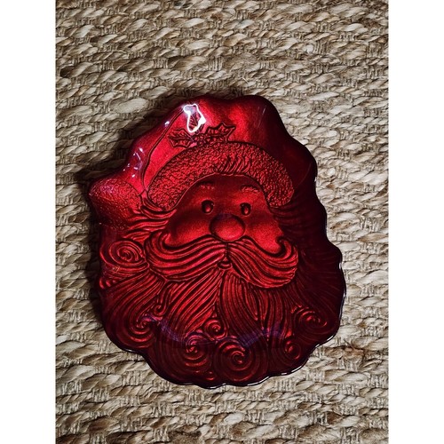 Ruby red bowl - bowl, santa