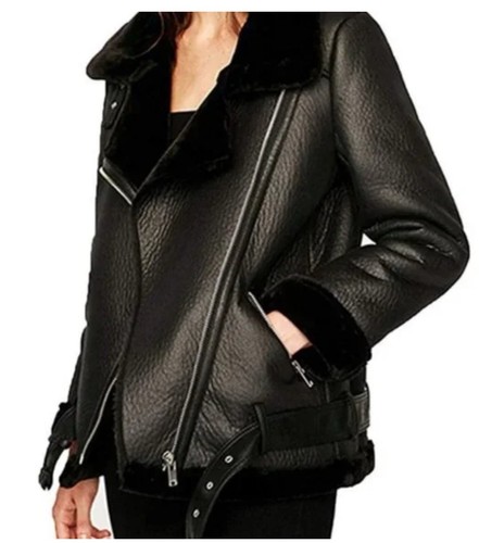 Zara motorcycle biker bomber - zara,