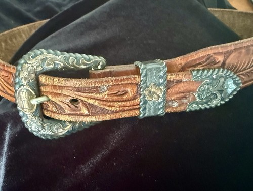 Antique bohlin buckle - bohlin, set