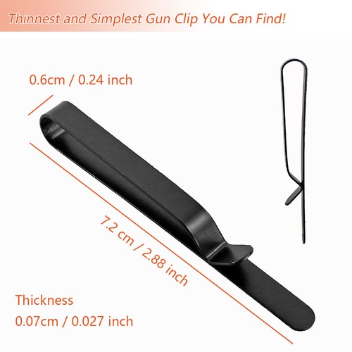 Low profile slim - low, gun