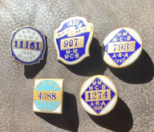 Lot of 5 - a.r.a., railroad