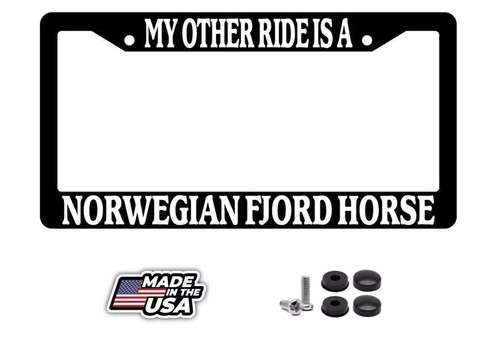 Black license plate - black,