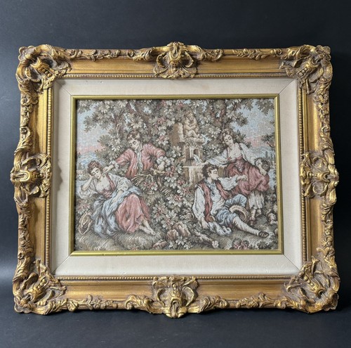 Old french tapestry art - french,