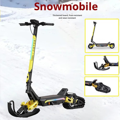 Electric snowmobile ski - in,