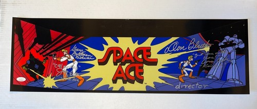 Space ace cast signed - cast, x4