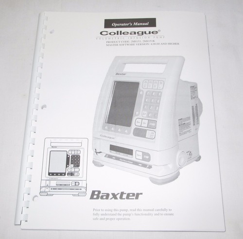 New baxter colleague - new, infusion