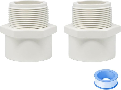 2pcs inch male thread - 1-1/2,