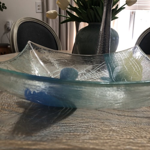 New annie glass serving dish - new,