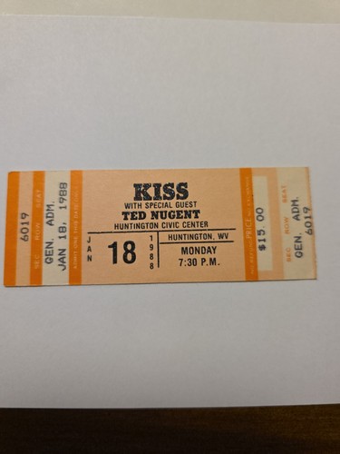 Vtg 1988 kiss - vtg, unused