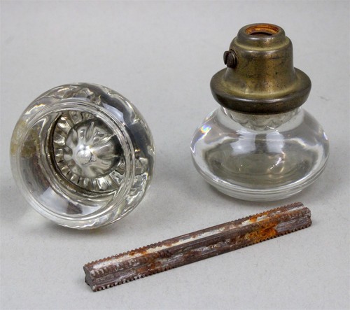 Antique round glass - antique,