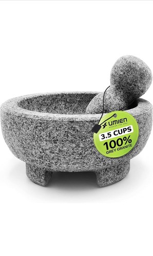 Granite mortar and pestle - mortar,