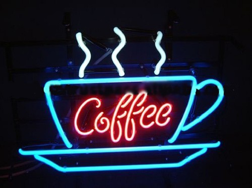 Coffee neon sign light cafe - coffee,