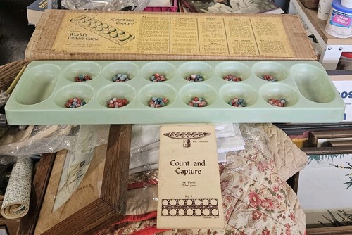 Vtg retro 1955 mancala adi - vtg,
