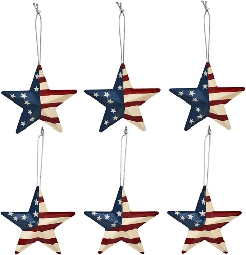Metal barn stars set - set,