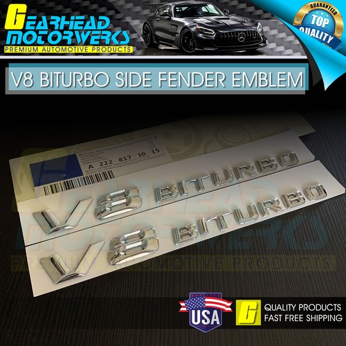 Biturbo emblem side fender - biturbo,