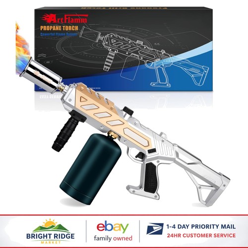 Powerful flame thrower - flame, torch