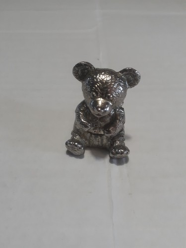 Vintage silver tone - vintage, teddy