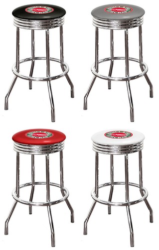 Chrome bar stool tall - chrome, 31"