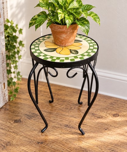Metal plant stand - plant, floral