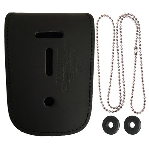 Leather detective badge - leather, &