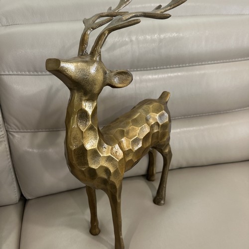 Brass deer buck - brass,