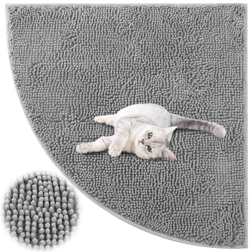 Corner cat litter - cat,
