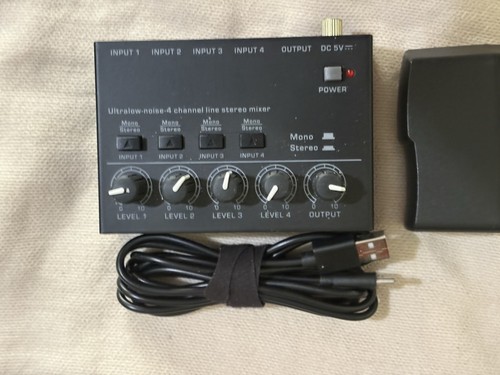 Input audio mixer - 4,