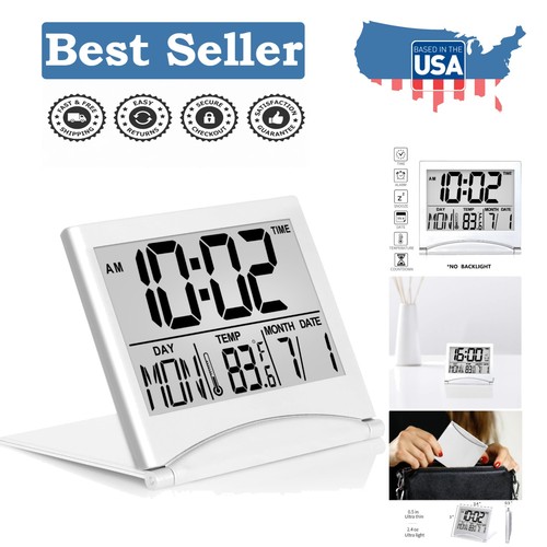 Sleek portable travel alarm - portable,