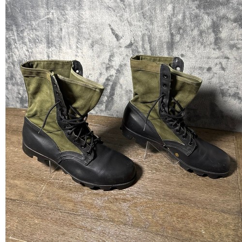 Vtg vietnam jungle boots 12r - vtg,