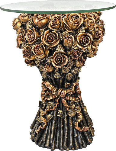 Roses glass topped - topped, sculptural