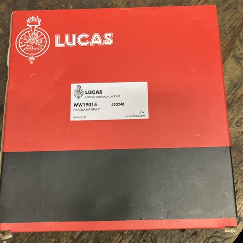 Lucas headlamp rim ww19015 - headlamp, 7"